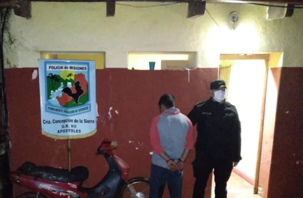 Detuvieron a un joven acusado de robarle la moto a un jubilado en Concepción de la Sierra