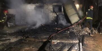 Incendio en vivienda de Posadas