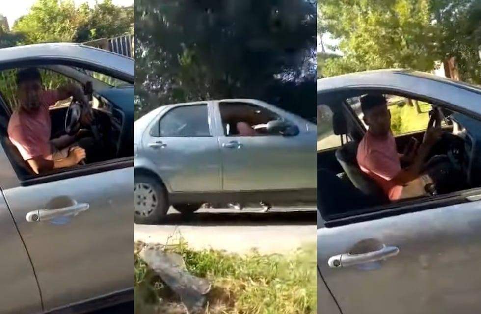 Salió de trabajar, su ex la persiguió a pesar de la perimetral y la chocó: todo quedó grabado