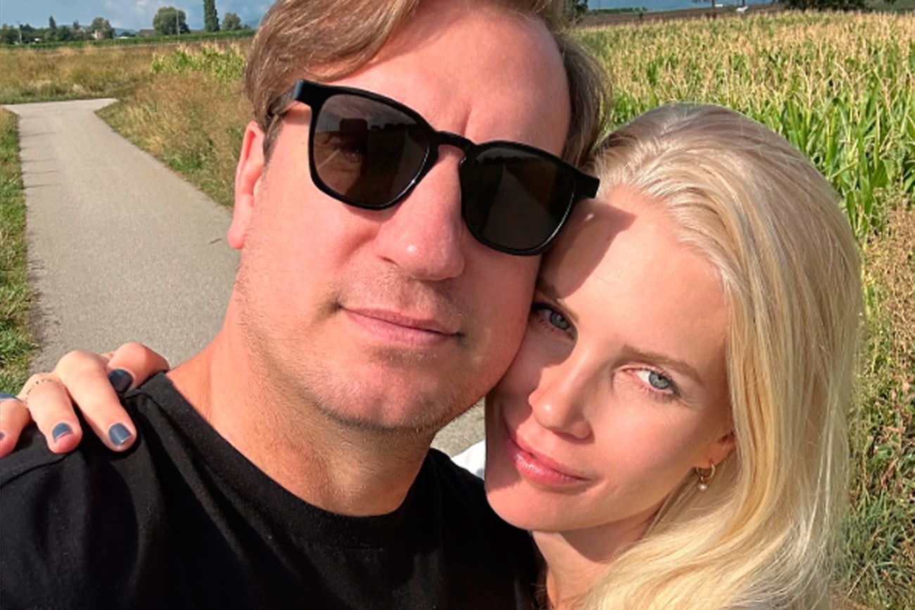 Maxi López y Daniela Christiansson. Foto: Instagram.