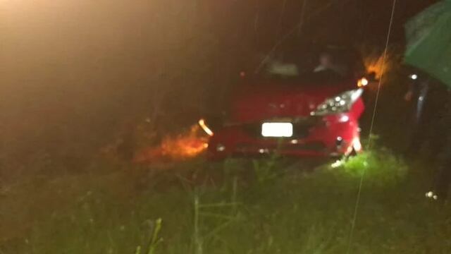 Despiste en Colonia Alberdi dejó dos heridos.