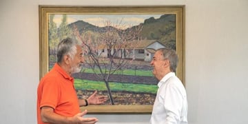 Los gobernadores de Córdoba y San Luis se reunieron este viernes.