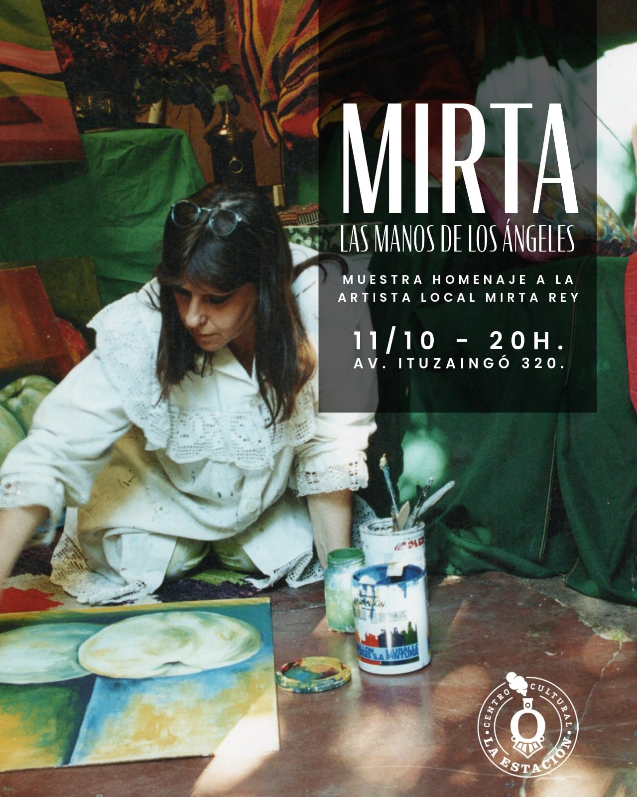 Tres Arroyos: muestra homenaje a la artista local Mirta Rey