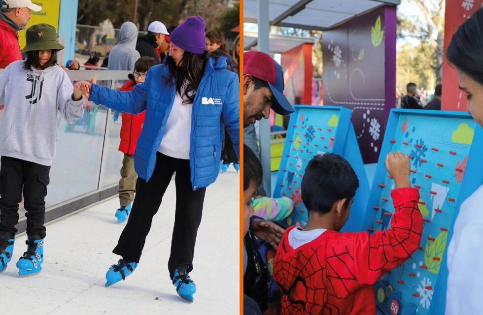 El Parque de Invierno en Buenos Aires ideal para las vacaciones 2025: pista de patinaje gratis, shows y comida