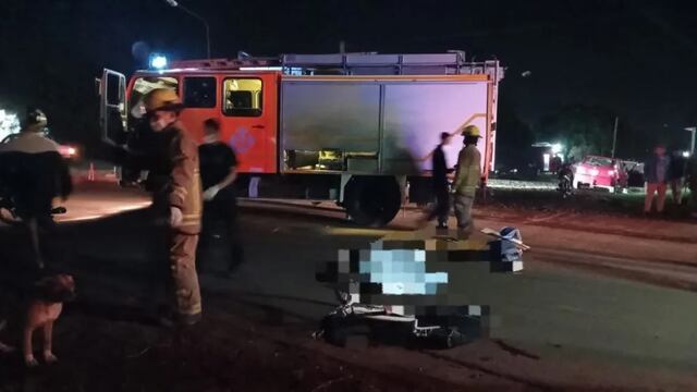 Un ciclista falleció tras ser atropellado en Puerto Iguazú.
