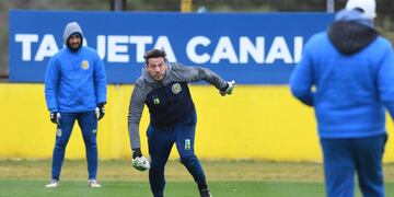 El arquero trabajó de manera normal a lo largo de la pretemporada.