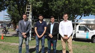 Funcionarios de la Municipalidad de Rafaela y responsables de Telecom
