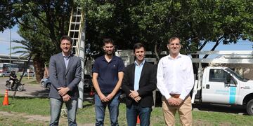 Funcionarios de la Municipalidad de Rafaela y responsables de Telecom