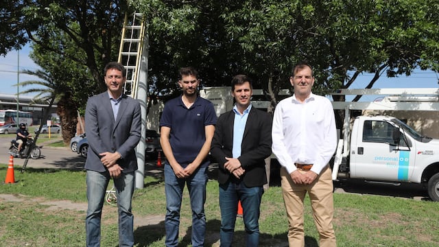 Funcionarios de la Municipalidad de Rafaela y responsables de Telecom