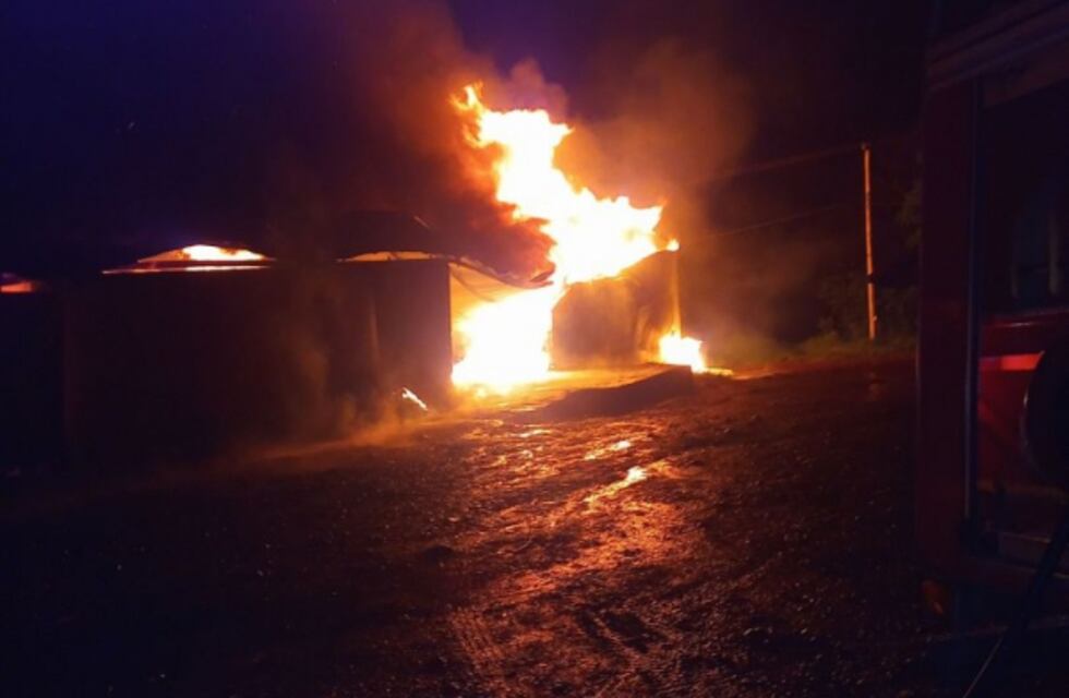 Eldorado: incendio en un secadero de un aserradero