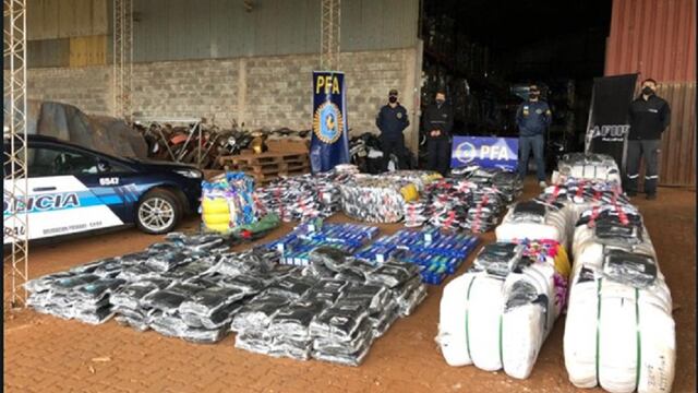 Golpe al contrabando de encomiendas en Posadas