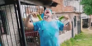 El video del festejo alocado ya es viral en TikTok y suma miles de Me Gusta.