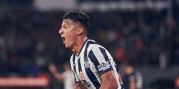 Alan Franco, uno de los puntos altos en la mejoría de Talleres.