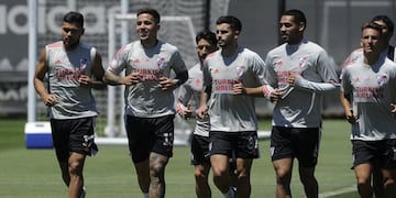 River dejó los festejos y volvió al entrenamiento.
