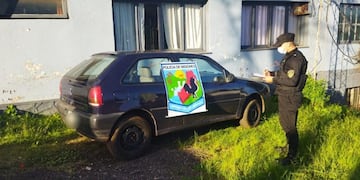 Secuestraron un automóvil robado en Brasil.