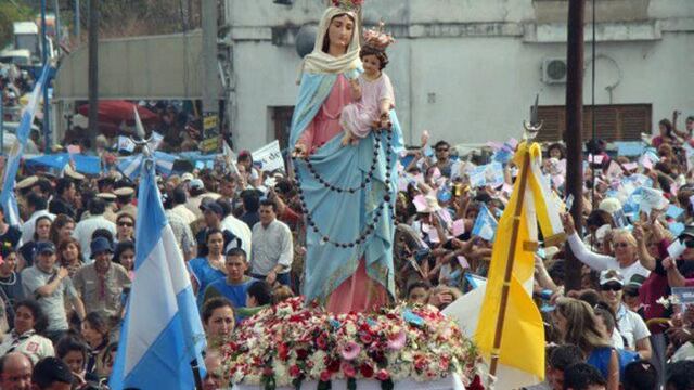La imagen de la Virgen del Rosario de San Nicolás