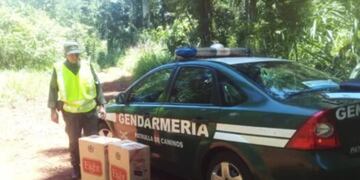 Eldorado: interceptan contrabando de cigarrillos.