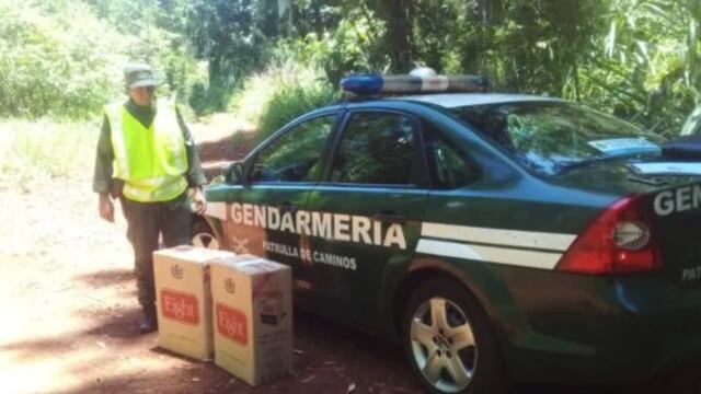 Eldorado: interceptan contrabando de cigarrillos.