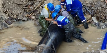 Operarios de Agua Potable trabajarán desde la noche del miércoles en la reparación del acueducto dañado, en Ciudad de Nieva.
