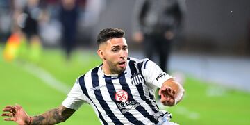 Nahuel Bustos arrastraba una molestia y lo mismo integró el banco de Talleres. No entró, lo preservaron para el domingo ante Rosario Central (Ramiro Pereyra / La Voz).