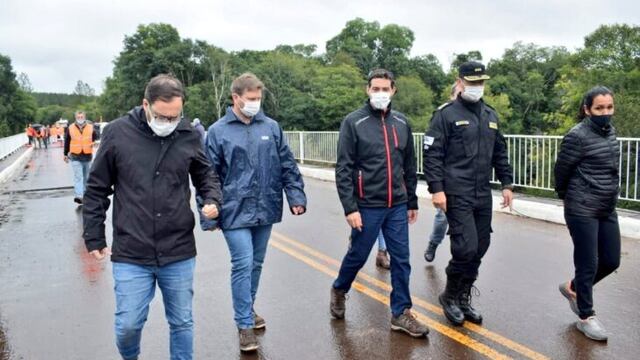 Inspección al Puente Pindaytí: sigue cerrada la circulación