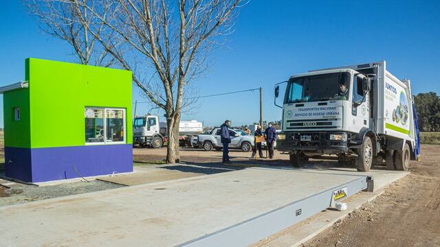 Inauguraron el sistema de pesaje de EcoAzul