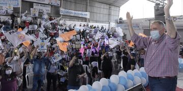Jaldo participó en un acto en Río Seco.