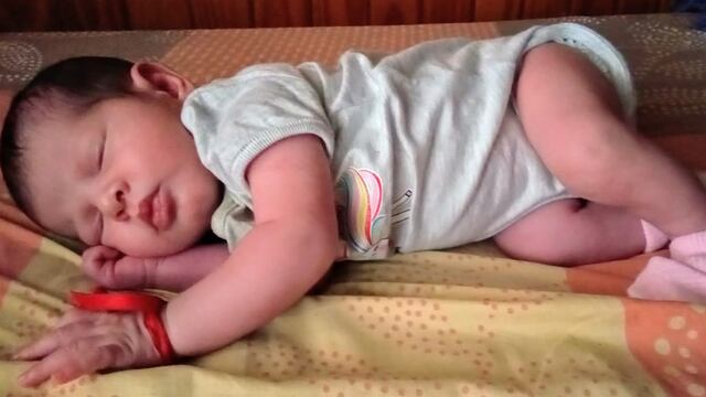 La pequeña Guadalupe Luján Mondragón Verino. Nacida el 13 de noviembre y en perfecto estado de salud. (Foto: gentileza Julián Mondragón para VíaCarlosPaz).