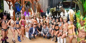 El Carnaval de Gualeguaychú se presentó en Buenos Aires con un show de batucadas y pasistas.