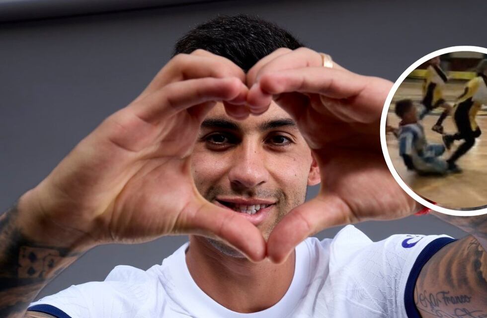 El pequeño fan del Cuti Romero que es furor en las redes por sus terribles patadas