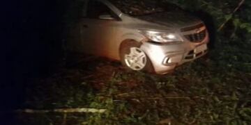 Puerto Iguazú: taxista despistó con su vehículo camino al Aeropuerto.