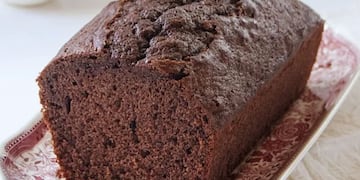 Budín de chocolate.