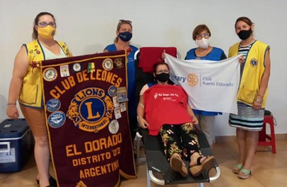 Exitosa jornada de donación de sangre en Eldorado