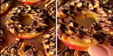 Cómo hacer snack de manzana: una receta saludable, rápida y tres pasos