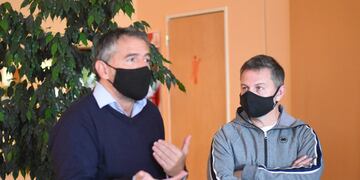 Comerciantes y empresarios apoyaron la candidatura de Curvino.