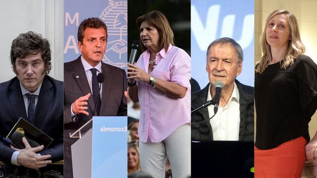 Elecciones 2023: qué patrimonio declararon Milei, Bullrich, Massa, Schiaretti y Bregman