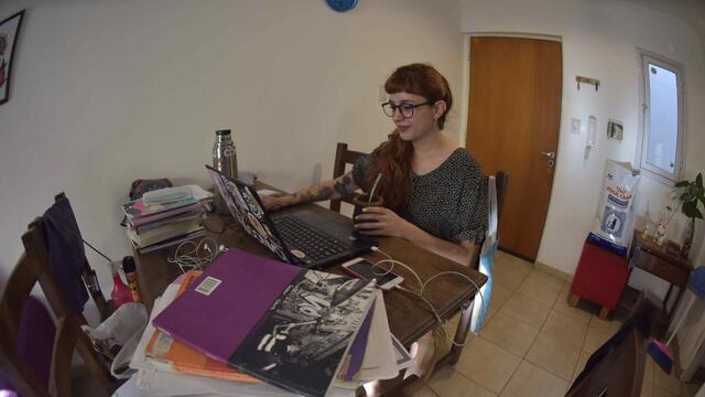 Clases virtuales universitarias.