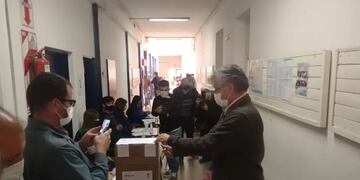 Guillermo Andrada emitió su voto.