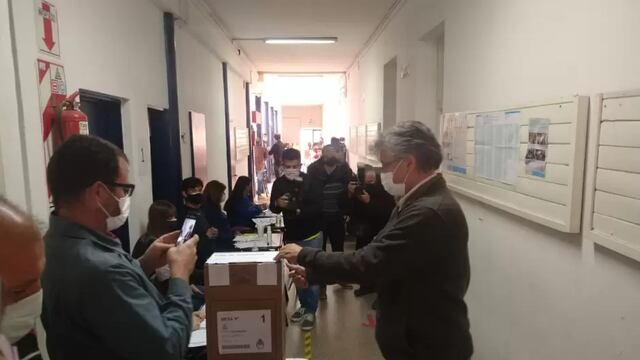 Guillermo Andrada emitió su voto.