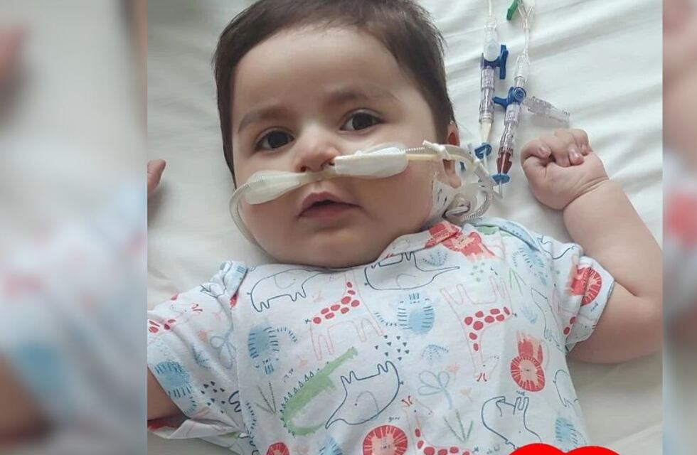 Santi, el pequeño sanjuanino que recibió un trasplante de corazón, tuvo un mal día