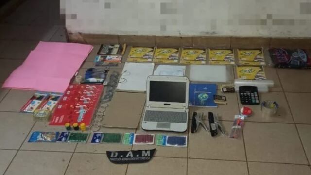 Tres menores demorados tras robo en una escuela en Posadas.