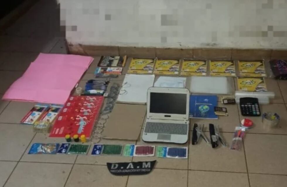 Tres menores demorados tras robo en una escuela en Posadas