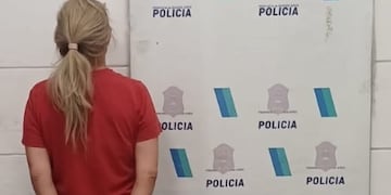 aprehendida por agredir a golpes a su propia madre y a su hijo