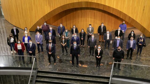 Participaron autoridades y representantes de organizaciones involucradas en la creación de la Reserva y el Parque Nacional Mar de Ansenuza.