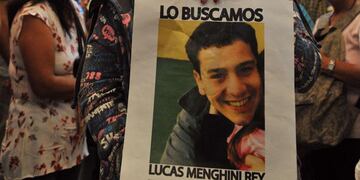 MENGHINI REY. El cuerpo del joven de 20 años fue encontrado el 24 de febrero, 60 horas después de la Tragedia de Once (AP).