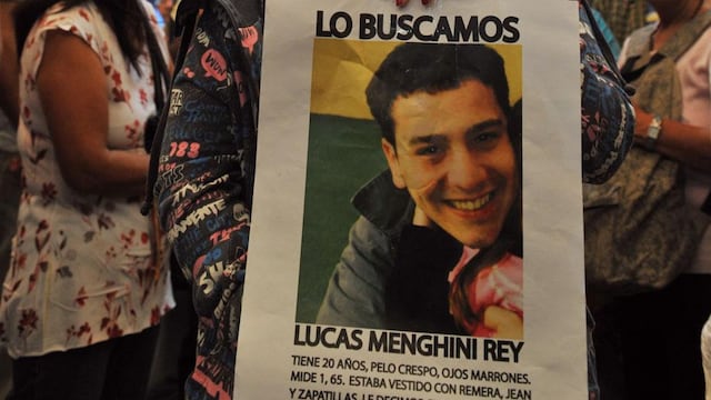 MENGHINI REY. El cuerpo del joven de 20 años fue encontrado el 24 de febrero, 60 horas después de la Tragedia de Once (AP).