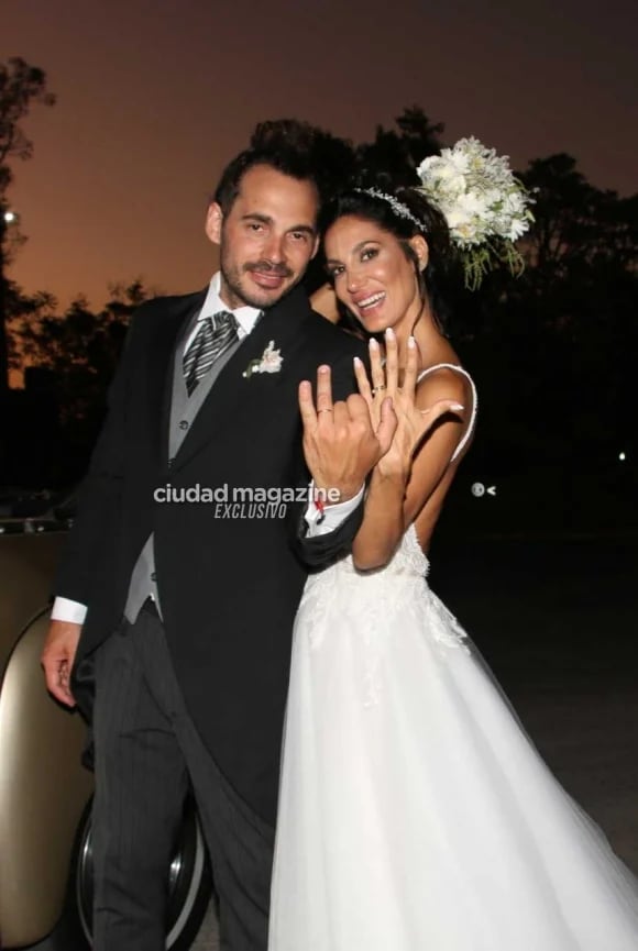 Así es el vestido de novia de Silvina Escudero