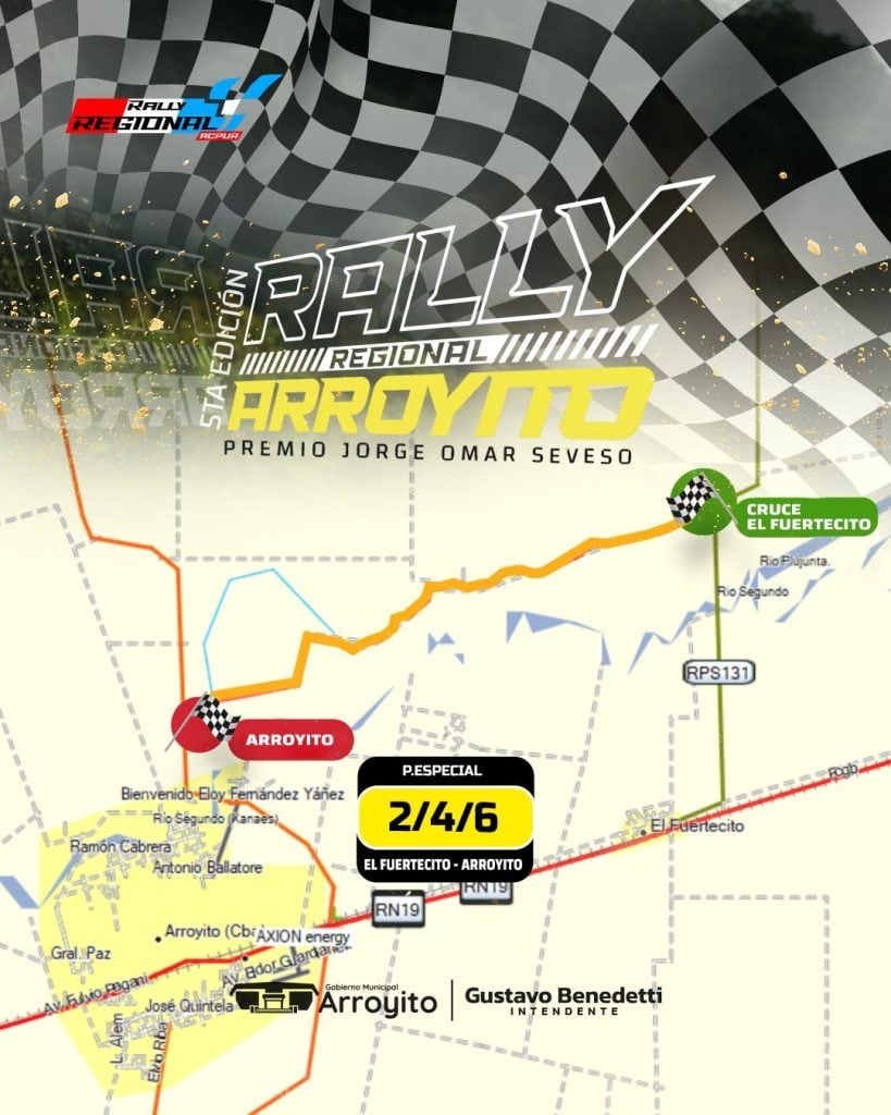 Tramos 2 4 6 Rally Arroyito 2025