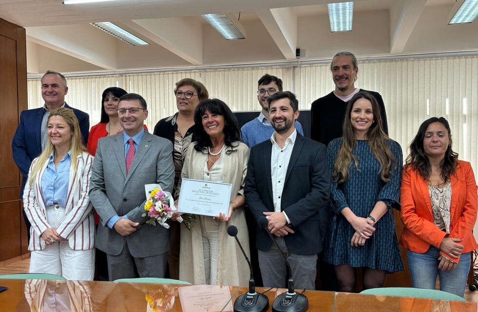 El Concejo Municipal de Rafaela homenajeó a Rita Lehmann por su destacada trayectoria
