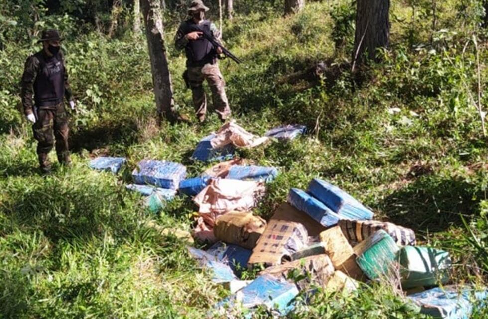 1.200 kilos de marihuana incautada en Misiones